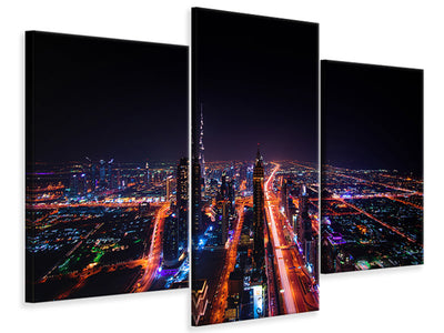 modern-3-piece-canvas-print-the-colorful-lights-of-dubai