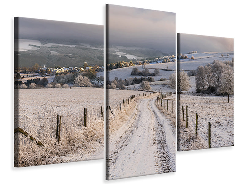 modern-3-piece-canvas-print-winter-wonderland