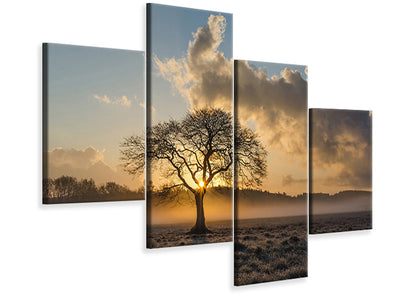 modern-4-piece-canvas-print-a-lonely-tree