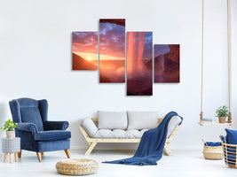 modern-4-piece-canvas-print-a-wall-of-flames