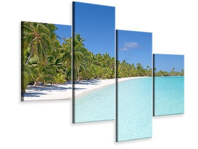 modern-4-piece-canvas-print-beach-walk