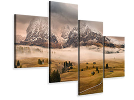 modern-4-piece-canvas-print-dolomites-myths