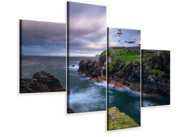 modern-4-piece-canvas-print-fanad-head-lighthouse