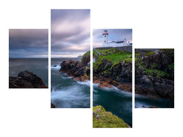 modern-4-piece-canvas-print-fanad-head-lighthouse