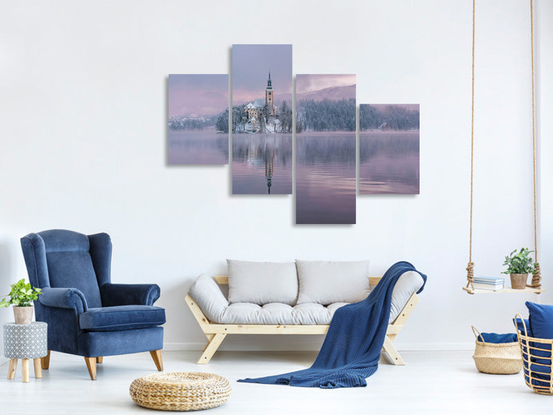 modern-4-piece-canvas-print-frozen-fairytale