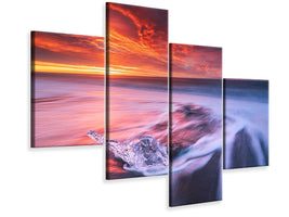 modern-4-piece-canvas-print-ice-and-fire-ii