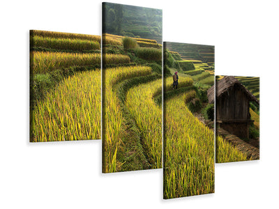 modern-4-piece-canvas-print-keep-walking