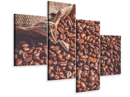 modern-4-piece-canvas-print-many-coffee-beans