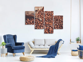 modern-4-piece-canvas-print-many-coffee-beans