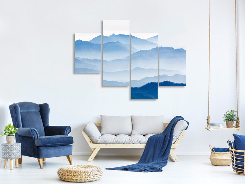 modern-4-piece-canvas-print-misty-mountains
