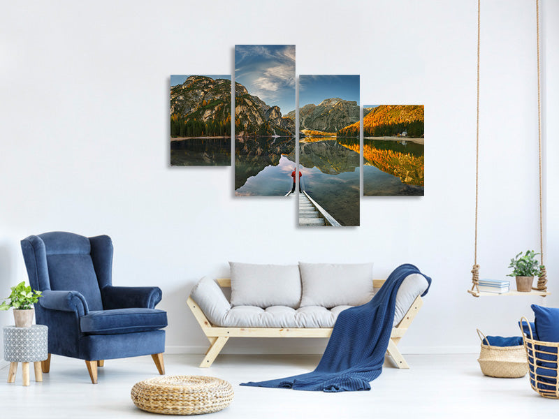 modern-4-piece-canvas-print-morning-silence