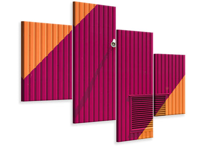 modern-4-piece-canvas-print-orange-corners