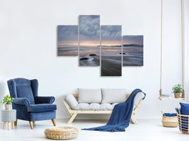 modern-4-piece-canvas-print-windy-dawn-at-koekohe-beach