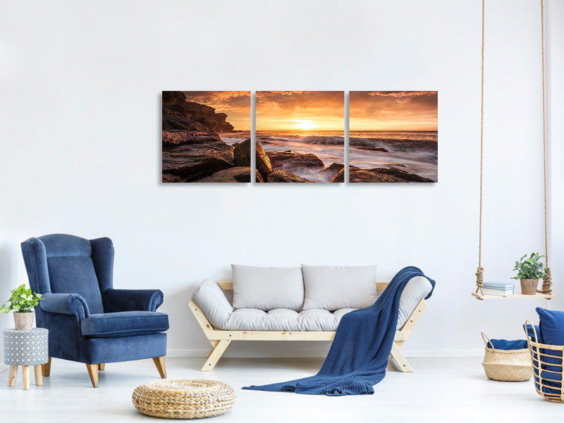 panoramic-3-piece-canvas-print-cape-solander