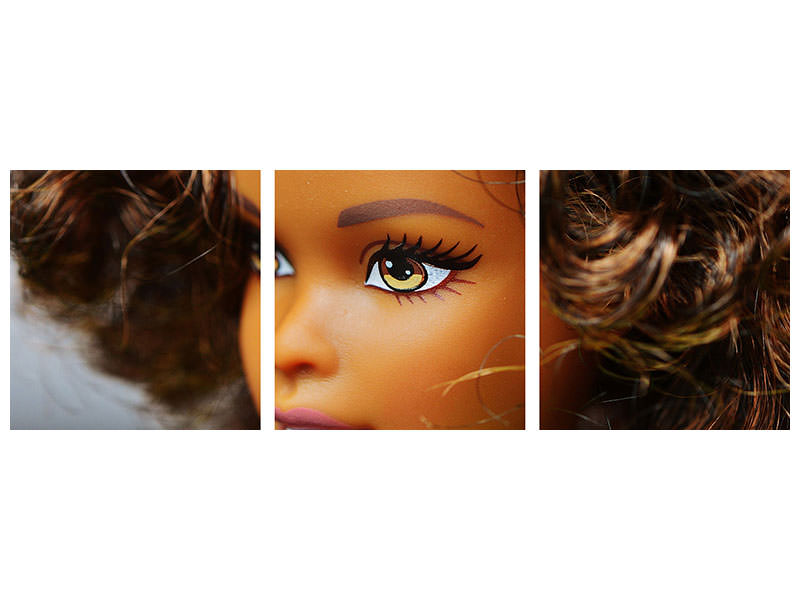 panoramic-3-piece-canvas-print-doll-face