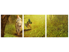 panoramic-3-piece-canvas-print-forest-excursion