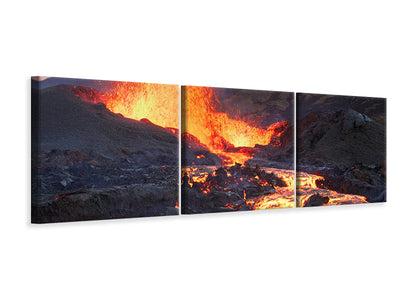 panoramic-3-piece-canvas-print-la-fournaise-volcano