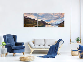 panoramic-3-piece-canvas-print-morning-delight-at-lake-hawea