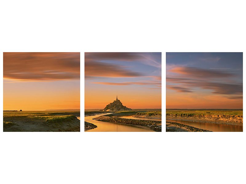panoramic-3-piece-canvas-print-saint-michel