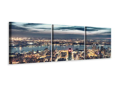 panoramic-3-piece-canvas-print-skyline-manhattan-city-lights