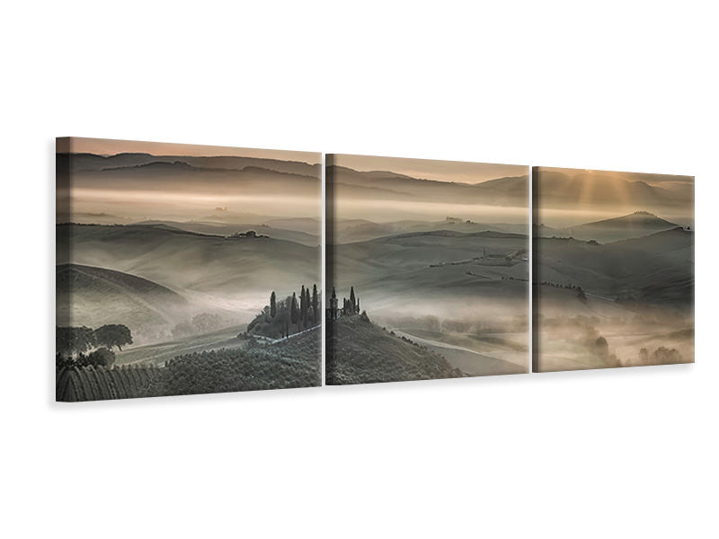 panoramic-3-piece-canvas-print-tuscan-morning