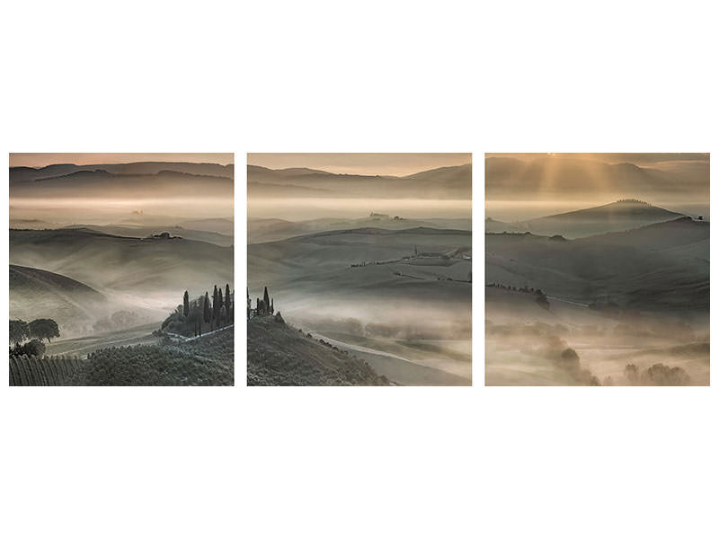 panoramic-3-piece-canvas-print-tuscan-morning