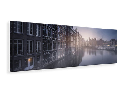 panoramic-canvas-print-amsterdam-morning-iii