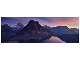 panoramic-canvas-print-twilight-at-mount-assiniboine